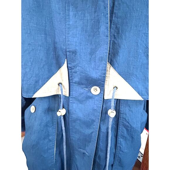 Vintage Architect Utility Jacket S Blue Lightweight Minimalist Outdoor Chic Work - Picture 7 of 10